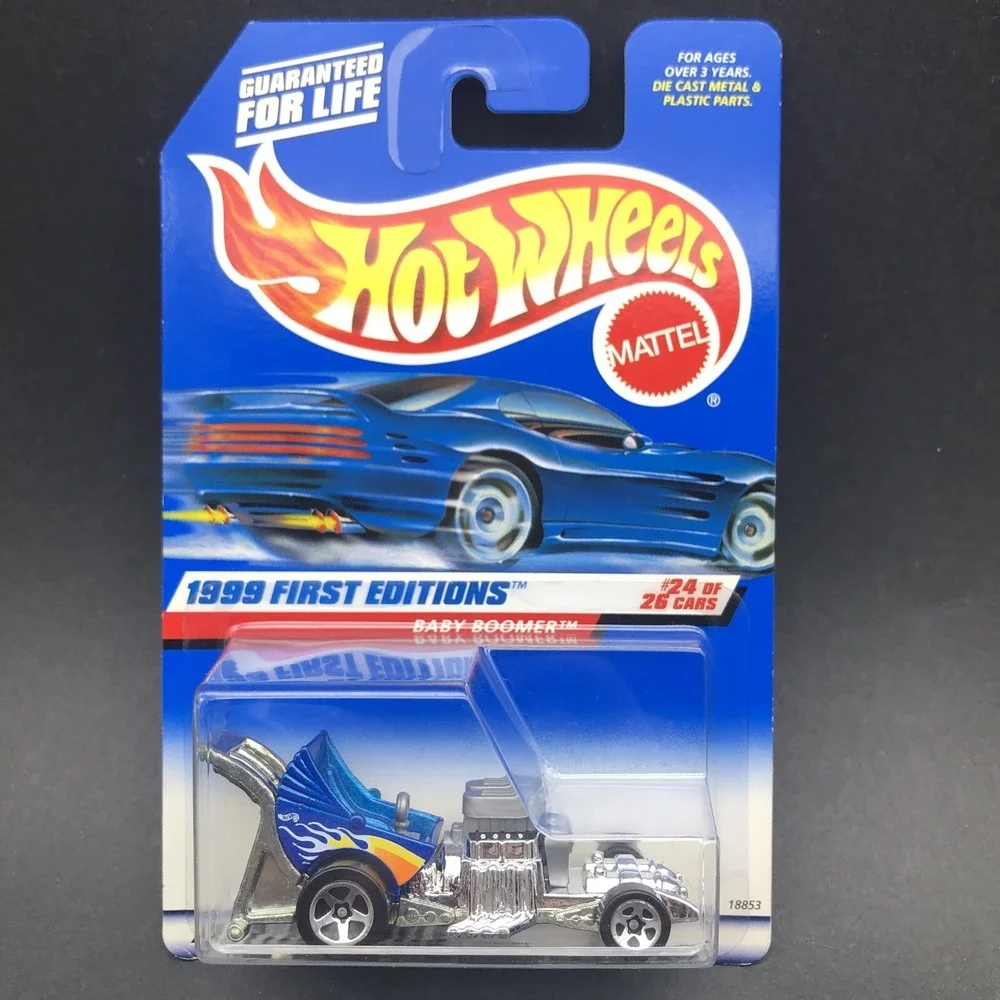 Hot Wheels Baby Boomer Car Buggy 1999 First Editions Blue Diecast 1/64 Scale 680